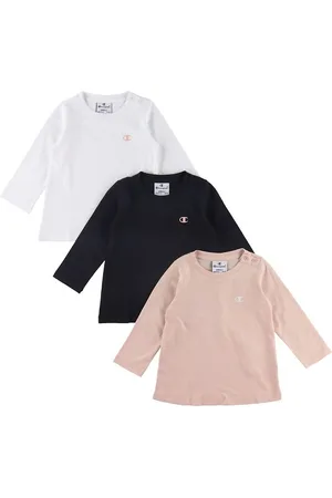 Champion Bluser - 3-Pak - Hvid/Sort/Rosa