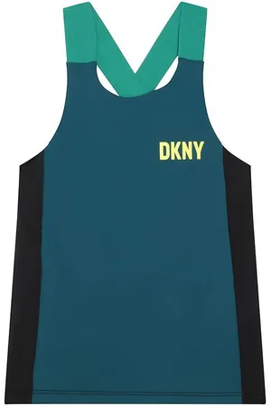 DKNY TrÃ¦ningstop - PetroleumsblÃ¥/Sort
