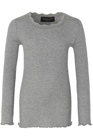 Rosemunde Bluse - GrÃ¥meleret