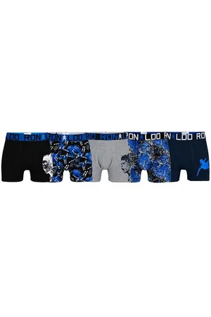 JBS Ronaldo Boxershorts - 5-pak - BlÃ¥/GrÃ¥/Sort