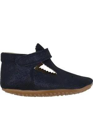 Pom Pom Ballerina Hjemmesko - Blue Glitter