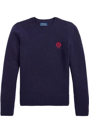 Ralph Lauren Bluse - Uld - Classics ll - MÃ¸rkeblÃ¥
