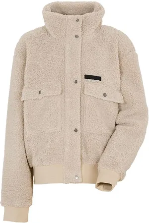 Didriksons Fleecejakke - Edla - Clay Beige