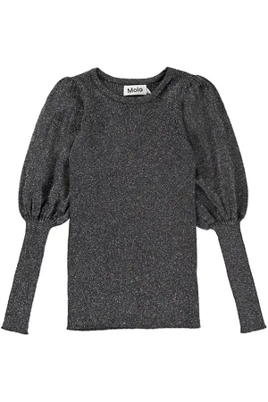 Molo Bluse - Strik - Glenda - Space Grey