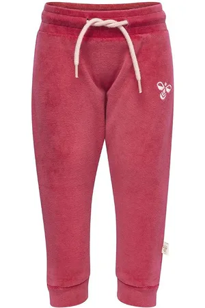 Hummel Bukser - Velour - MÃ¸rk Rosa