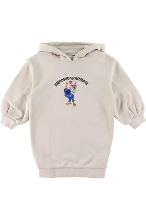 Emporio Armani Sweatkjole - Silver Cloud