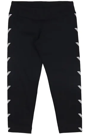 EA7 Leggings - Sort m. Logoer