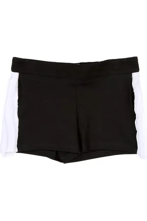 Karl Lagerfeld Shorts - Sort/Hvid m. FlÃ¦ser