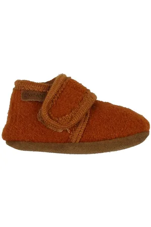 EN FANT Hjemmesko - Uld - Leather Brown