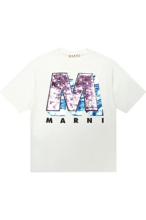 Marni T-shirt - Hvid m. Pailletter