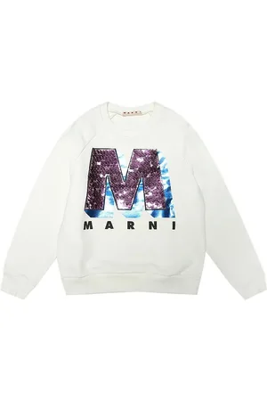 Marni Sweatshirt - Hvid m. Pailletter