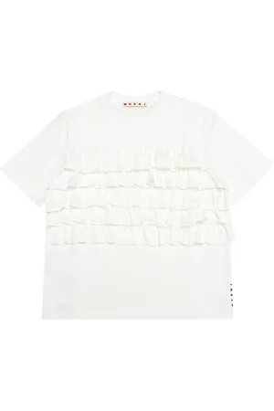Marni T-shirt - Hvid m. FlÃ¦ser