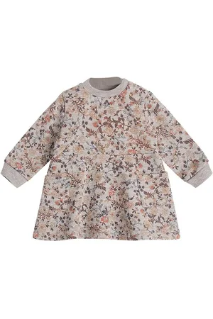 Noa Noa Kjole - Baby Abby Dress - Beige/Mulitcolour