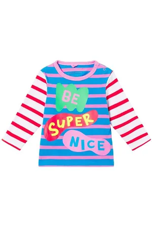 Stella McCartney Bluse - BlÃ¥ m. Striber