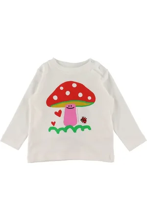 Stella McCartney Bluse - Hvid m. Svamp