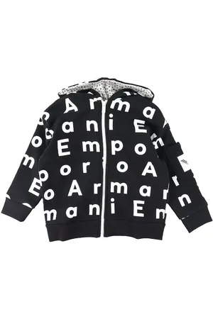 Emporio Armani Cardigan - Sort m. Print