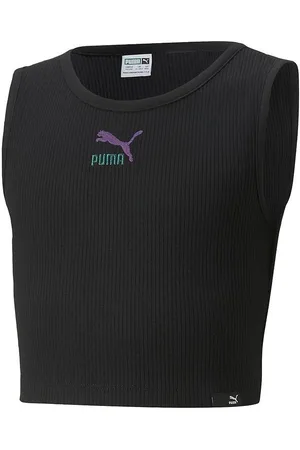 PUMA Top - Classic GRL Cropped - Sort