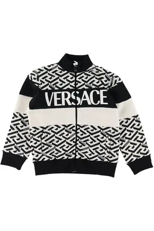VERSACE Cardigan - Hvid m. Sort