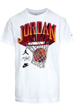Jordan T-shirt - Hoop Style - Hvid m. Print