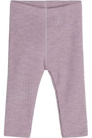 Hust and Claire Leggings - Lee - Rib - Uld - Dusty Rose