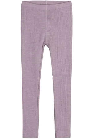 Hust and Claire Leggings - Lane - Rib - Uld - Dusty Rose