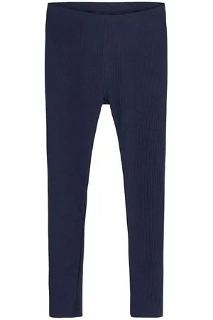 Hust and Claire Leggings - Lane - Rib - Uld - Navy