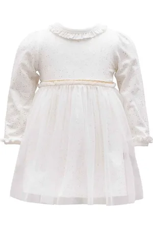 Little Wonders Kjolebody l/Ã¦ - Adele - Off White Glitter