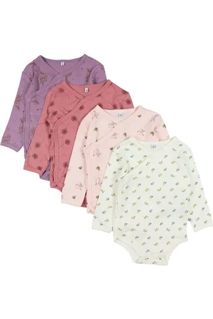 Pippi Body l/Ã¦ - 4-pak - Dusty Rose