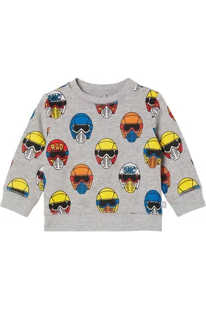 Stella McCartney Sweatshirt - GrÃ¥meleret m. Hjelme