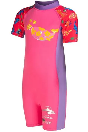 Konfidence Badeheldragt - UV50+ - Pink/Yellow Joni