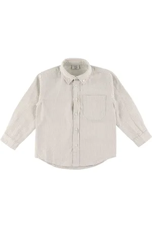 Hust and Claire Skjorte - Ruben - Beige/Off White