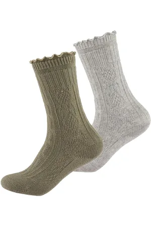 Noa Noa KnÃ¦strÃ¸mper - Mini Girl Ducca - Beige/Grey
