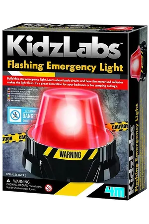 4M Katastrofelys- KidzLabs - Blinkende Katastrofe Lys