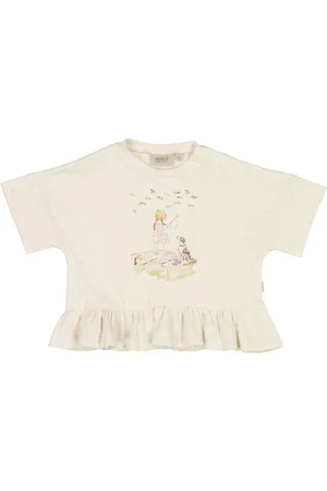 WHEAT T-shirt - Fishing - Moonlight Melange
