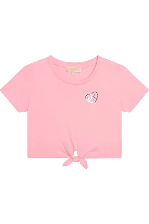 Michael Kors T-shirt - Cropped - Washed Pink