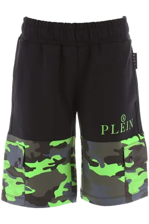 Philipp Plein Sweatshorts - Sort/GrÃ¸n Camouflage