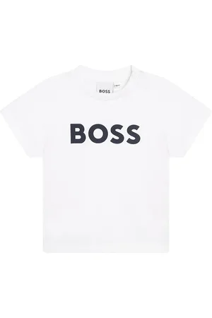 HUGO BOSS T-shirt - Hvid m. Navy