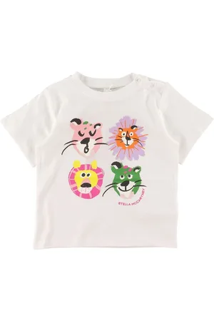 Stella McCartney T-shirt - Hvid m. LÃ¸ver