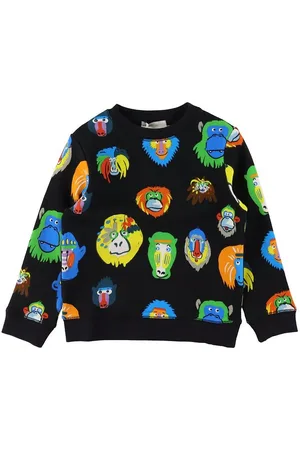 Stella McCartney Sweatshirt - Sort m. Aber