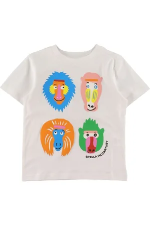 Stella McCartney T-shirt - Hvid m. Aber