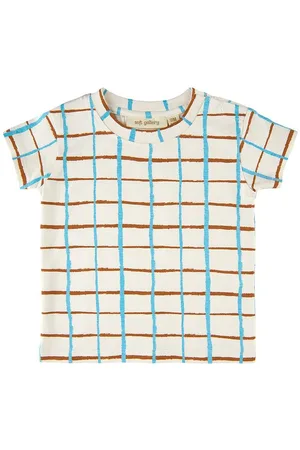 Soft Gallery T-Shirt - SgJared - Check - Gardenia