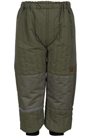 Mikk-Line Termobukser - Duvet - Coated - Dusty Olive