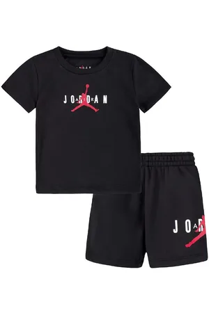 Jordan T-shirt/Sweatshorts - Sort m. Logo