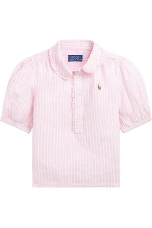 Ralph Lauren Skjorte - Kinsley - Watch Hill - Rosa/Hvidstri