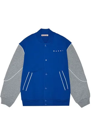 Marni Cardigan - BlÃ¥/GrÃ¥meleret m. Print