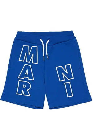 Marni Sweatshorts - BlÃ¥ m. Hvid