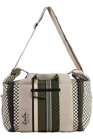 LALA BERLIN Taske - Big Bag Muriel 2.0 - Muticolor Avocado