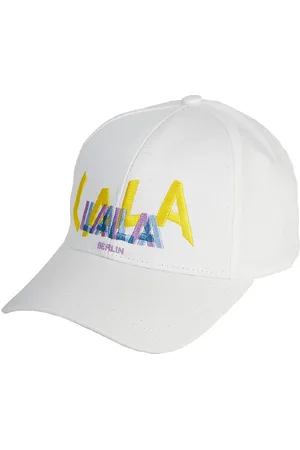 LALA BERLIN Kasket - Hanne - Egret m. Broderi