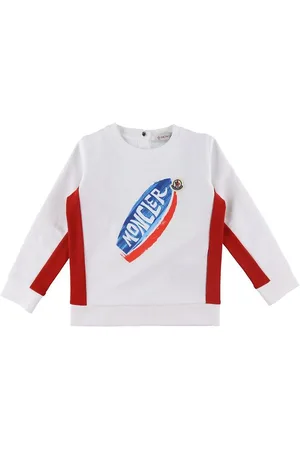Moncler Sweatshirt - Hvid m. Print