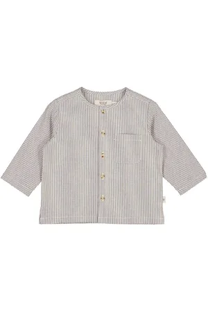 WHEAT Skjorte - Jamie - Classic Blue Stripe